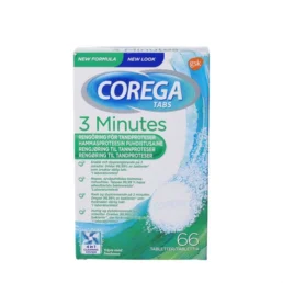 Corega Tabs 3 minutes