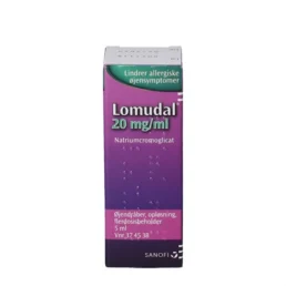 Lomudal øjendråber 20 mg/ml