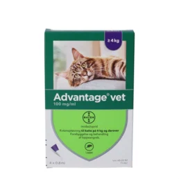 Advantage pour-on kat 4-8 kg