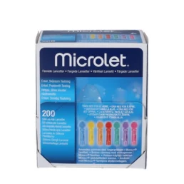 Kulørte Microlet lancetter