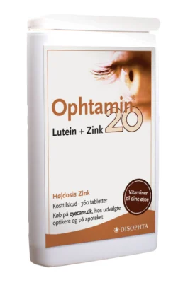 Ophtamin 20 – Lutein + Zink