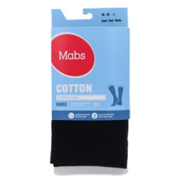 Mabs Cotton Knee Black L