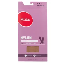 Mabs Nylon Knæstrømpe Tan L