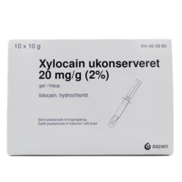 Xylocain ukonserveret 2%