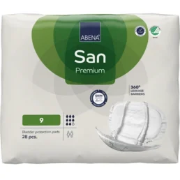 Abena San 9,- grøn - Premium