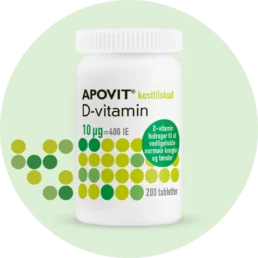 Apovit D-vita­min 10 µg 200 tab­let­ter