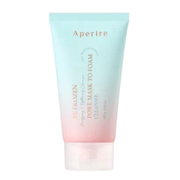 Aperire be frozen pore mask to foam cleanser