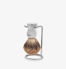 Vitry Barberkost Best Badger med Metalstativ