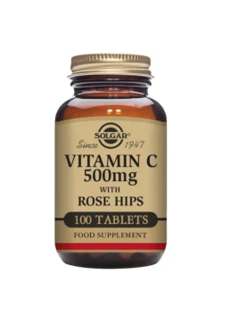 Solgar C-vitamin 500 mg med hyben 100 tabletter